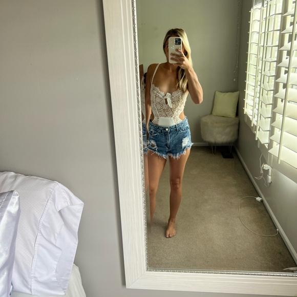 Isabelle’s Cabinet White bodysuit - Picture 2 of 2